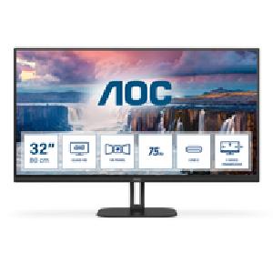 AOC V5 Q32V5CE - 80 cm (31.5 Zoll) - 2560 x 1440 Pixel - Quad HD - LED - 1 ms - Schwarz